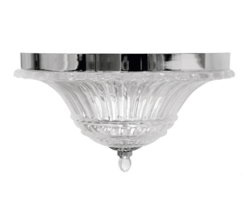 Lalia Home Blossom 2 Light Glass Ceiling Flush Mount