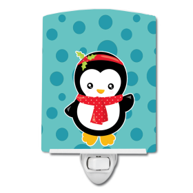 Christmas Penquin #3  C Styles Ceramic Night Light