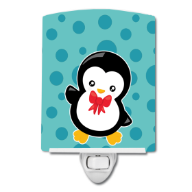 Christmas Penquin #5  C Styles Ceramic Night Light