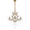 K9 Crystal Chandeliers Lighting 4 Lights Crystal Ceiling Lamp Home Decoration Gold