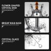 K9 Crystal Chandeliers Lighting 4 Lights Crystal Ceiling Lamp Home Decoration Silver