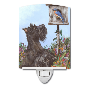 S Styles Ceramic Night Light (Color: Scottie Curious, size: 4 x 6)
