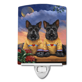 S Styles Ceramic Night Light (Color: Scottie Soulmates, size: 4 x 6)