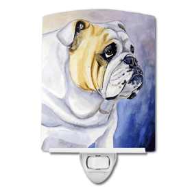 E Styles Ceramic Night Light (Color: English Bulldog, size: 4 x 6)