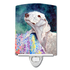B Styles Ceramic Night Light (Color: Bedlington Terrier, size: 4 x 6)