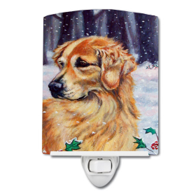 G Styles Ceramic Night Light (Color: Animals/Golden Retriever, size: 4 x 6)