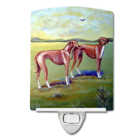 A Styles Ceramic Night Light (Color: Azawakh Hound, size: 4 x 6)