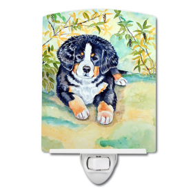 B Styles Ceramic Night Light (Color: Bernese Mountain Dog, size: 4 x 6)