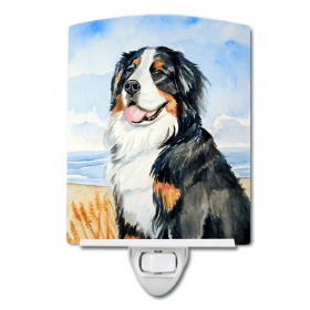 M Styles Ceramic Night Light (Color: Bernese Mountain Dog, size: 4 x 6)