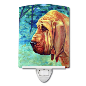 B Styles Ceramic Night Light (Color: Bloodhound, size: 4 x 6)
