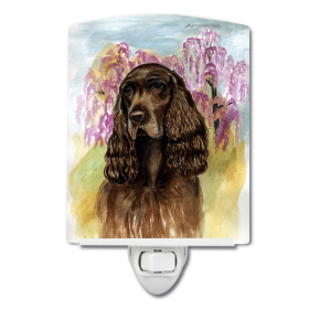 F Styles Ceramic Night Light (Color: Field Spaniel, size: 4 x 6)