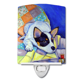 A Styles Ceramic Night Light (Color: Australian Cattle Dog, size: 4 x 6)