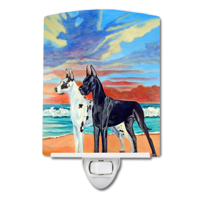 A Styles Ceramic Night Light (Color: Great Dane, size: 4 x 6)