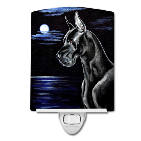 B Styles Ceramic Night Light (Color: Great Dane, size: 4 x 6)