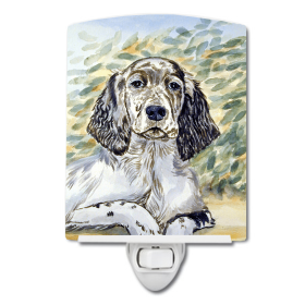 E Styles Ceramic Night Light (Color: English Setter, size: 4 x 6)