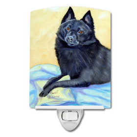 S Styles Ceramic Night Light (Color: Schipperke, size: 4 x 6)