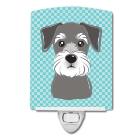 B Styles Ceramic Night Light (Color: Schnauzer, size: 4 x 6)