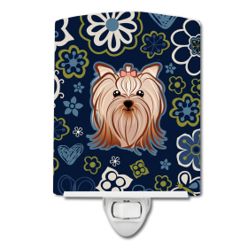 B Styles Ceramic Night Light (Color: Yorkshire Terrier, size: 4 x 6)