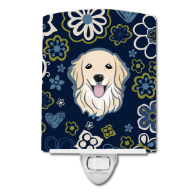 B Styles Ceramic Night Light (Color: Golden Retriever, size: 4 x 6)