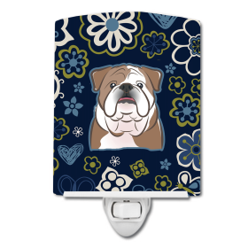 B Styles Ceramic Night Light (Color: English Bulldog, size: 4 x 6)