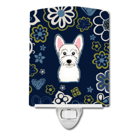B Styles Ceramic Night Light (Color: West Highland White Terrier, size: 4 x 6)