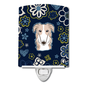 B Styles Ceramic Night Light (Color: Borzoi, size: 4 x 6)