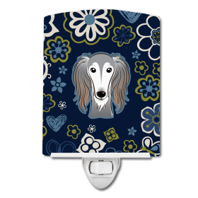 B Styles Ceramic Night Light (Color: Saluki, size: 4 x 6)