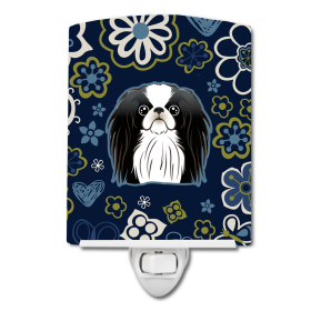 B Styles Ceramic Night Light (Color: Japanese Chin, size: 4 x 6)