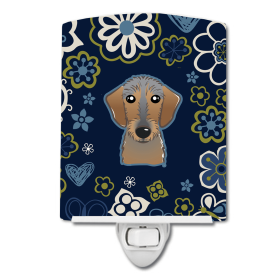 B Styles Ceramic Night Light (Color: Dachshund - Wirehair, size: 4 x 6)