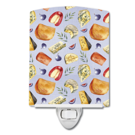 A Styles Ceramic Night Light (Color: Assortment of Cheeses, size: 4 x 6)