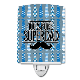 A Styles Ceramic Night Light (Color: 100% Pure Dad, size: 4 x 6)