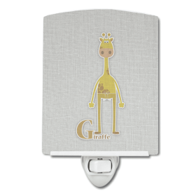 A Styles Ceramic Night Light (Color: Giraffes, size: 4 x 6)