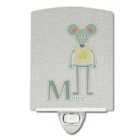 A Styles Ceramic Night Light (Color: Mice, size: 4 x 6)
