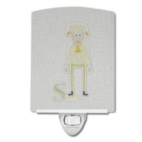 A Styles Ceramic Night Light (Color: Sheep, size: 4 x 6)