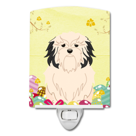 E Styles Ceramic Night Light (Color: Lowchen, size: 4 x 6)