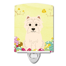 E Styles Ceramic Night Light (Color: West Highland White Terrier, size: 4 x 6)