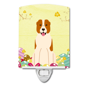 E Styles Ceramic Night Light (Color: Central Asian Shepherd Dog, size: 4 x 6)