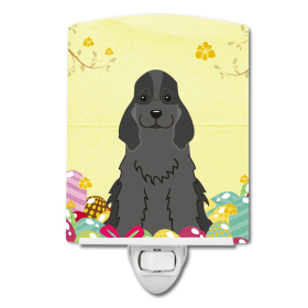 E Styles Ceramic Night Light (Color: Cocker Spaniel - Black, size: 4 x 6)