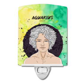 A Styles Ceramic Night Light (Color: Aquarius, size: 4 x 6)