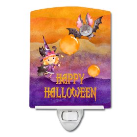 H Styles Ceramic Night Light (Color: Little Witch, size: 4 x 6)