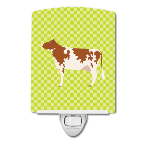A Styles Ceramic Night Light (Color: Cows - Ayrshire Cow, size: 4 x 6)