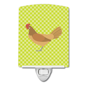 F Styles Ceramic Night Light (Color: Chickens - Frisian Friesian Chicken, size: 4 x 6)