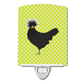 P Styles Ceramic Night Light (Color: Chickens - Polish Poland Chicken, size: 4 x 6)