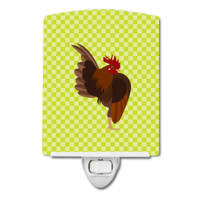 M Styles Ceramic Night Light (Color: Chickens - Malaysian Serama Chicken, size: 4 x 6)