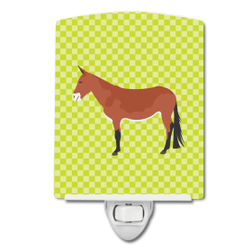 M Styles Ceramic Night Light (Color: Donkeys & Mules - Mule, size: 4 x 6)