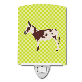 A Styles Ceramic Night Light (Color: Donkeys & Mules - American Spotted Donkey, size: 4 x 6)