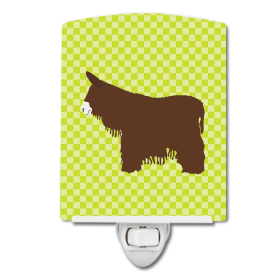 P Styles Ceramic Night Light (Color: Donkeys & Mules - Poitou Poiteuin Donkey, size: 4 x 6)