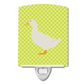 A Styles Ceramic Night Light (Color: Ducks - American Pekin Duck, size: 4 x 6)