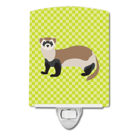 F Styles Ceramic Night Light (Color: Ferrets, size: 4 x 6)