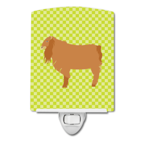 A Styles Ceramic Night Light (Color: Goats - American Lamancha Goat, size: 4 x 6)